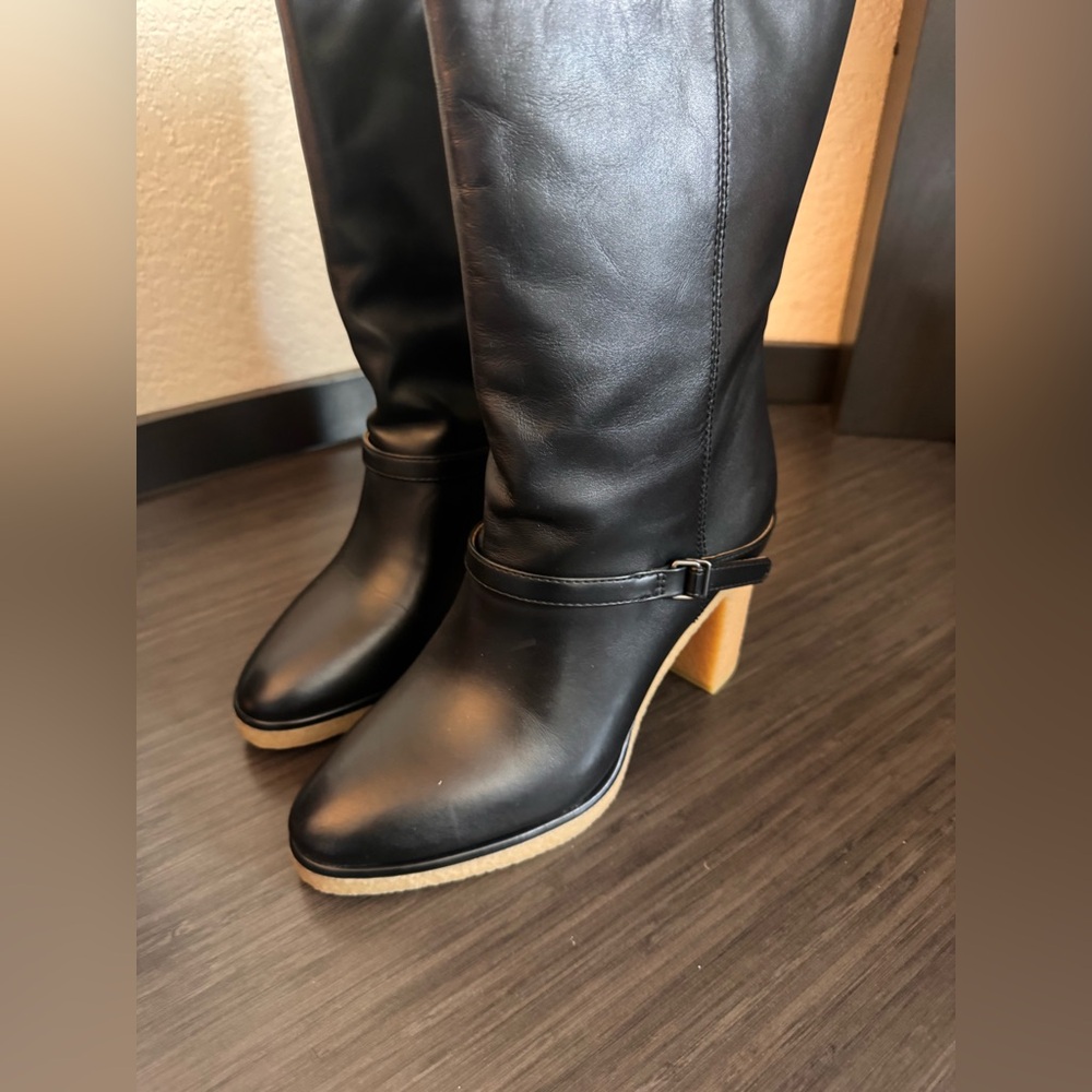 Franco Sarto Black Leather Footwear (Paxton Bootie) Size 8.5